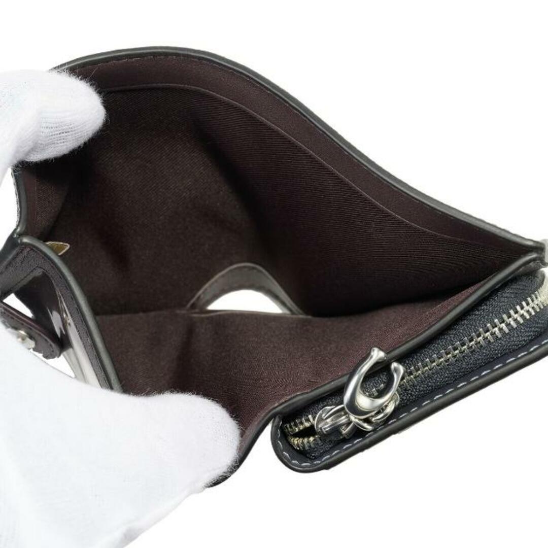 COACH - 新品 コーチ COACH 2つ折り財布 SNAP WALLET シルバー COACH - 新品 コーチ COACH 2つ折り財布 SNAP WALLET シルバー