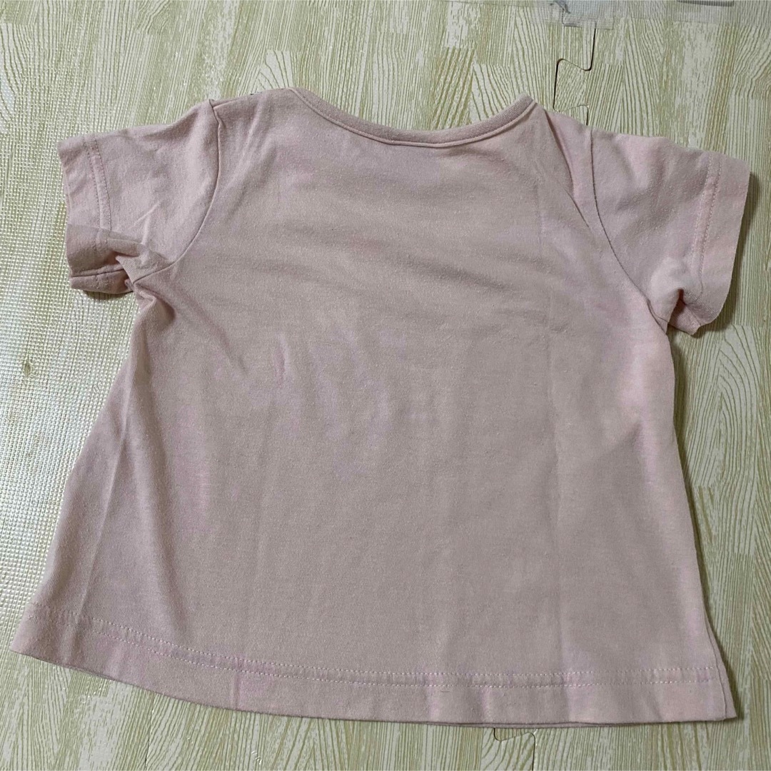 半袖Ｔシャツ　2枚セット　サイズ100 キッズ/ベビー/マタニティのキッズ服女の子用(90cm~)(Tシャツ/カットソー)の商品写真