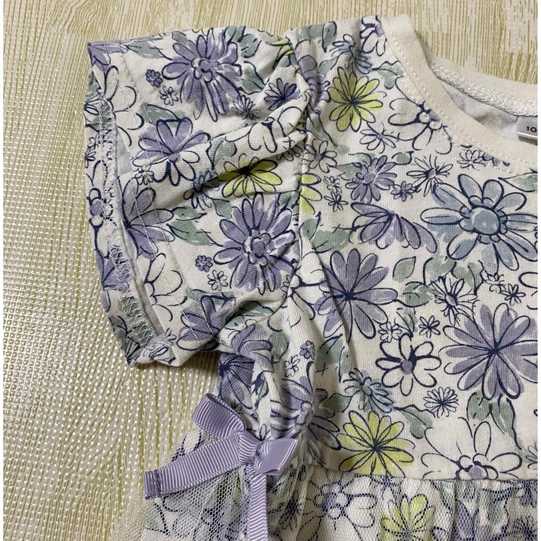 半袖Ｔシャツ　2枚セット　サイズ100 キッズ/ベビー/マタニティのキッズ服女の子用(90cm~)(Tシャツ/カットソー)の商品写真