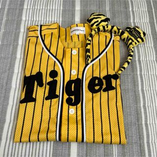 阪神タイガース　黄色　ユニフォーム　Mサイズ　カチューシャ　セット