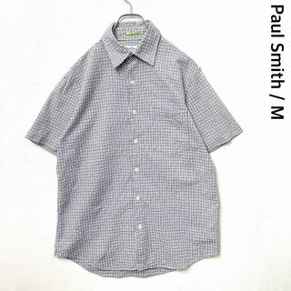 ポールスミス(Paul Smith)のポールスミス　Paul Smith　チェック柄　シアサッカー　半袖シャツ　M(シャツ)