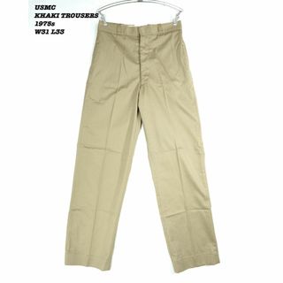 ミリタリー(MILITARY)のUSMC KHAKI CTN/POLY TWILL TROUSERS PA051(チノパン)