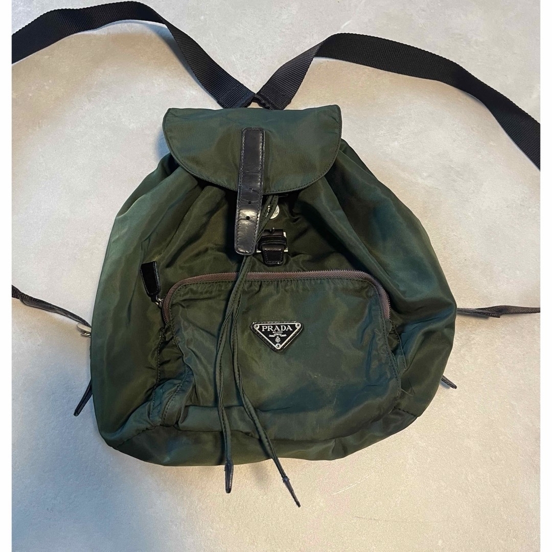 【35%OFF】 PRADA - プラダ ナイロンリュック カーキの通販 by miyu1224's shop|プラダならラクマ バッグ