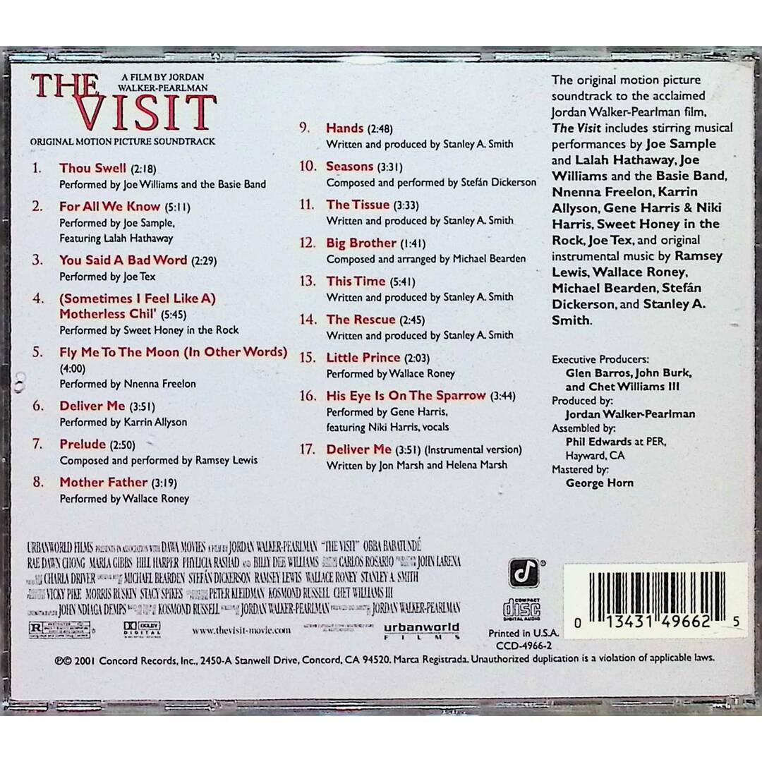 The Visit / Various Artists (CD) エンタメ/ホビーのCD(テレビドラマサントラ)の商品写真