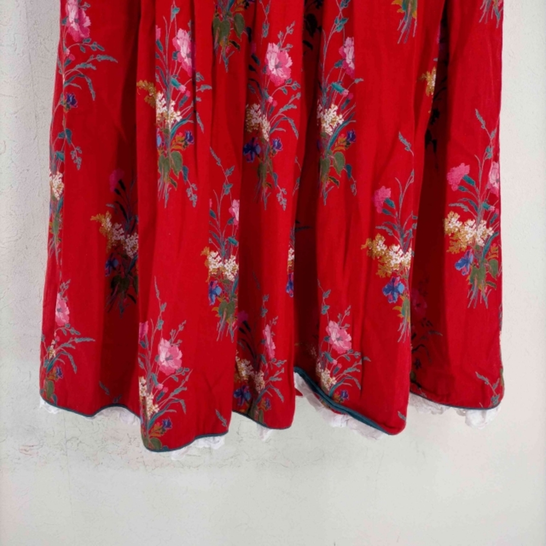 USED古着(ユーズドフルギ) 花柄 フレアスカート レディース スカート レディースのスカート(その他)の商品写真