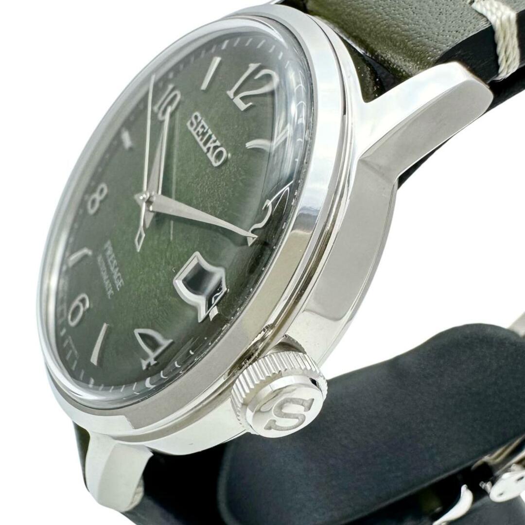 SEIKO(セイコー)のセイコー 腕時計 抹茶 プレザージュ カクテルタイム 「洛」 ST メンズの時計(腕時計(アナログ))の商品写真