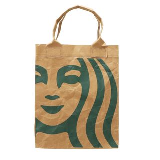 スターバックス(Starbucks)のSTAR BUCKS スターバックス クラフトペーパーショッパー S(エコバッグ)