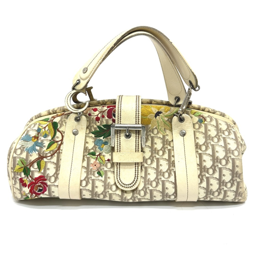Dior - ディオール Dior トロッター フラワー刺繍 がま口 Dior - ディオール Dior トロッター フラワー刺繍 がま口