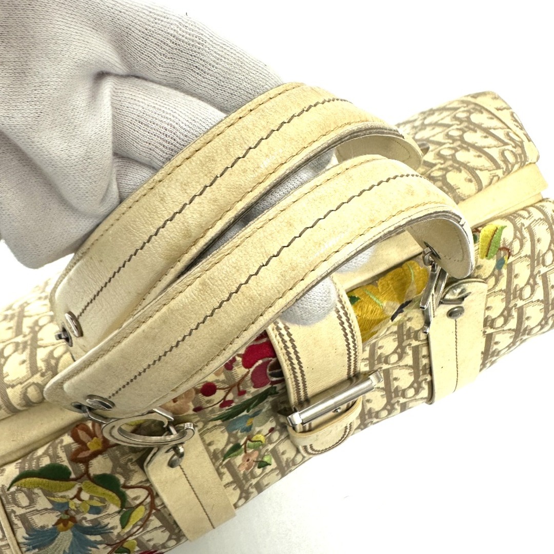 Dior - ディオール Dior トロッター フラワー刺繍 がま口 Dior - ディオール Dior トロッター フラワー刺繍 がま口