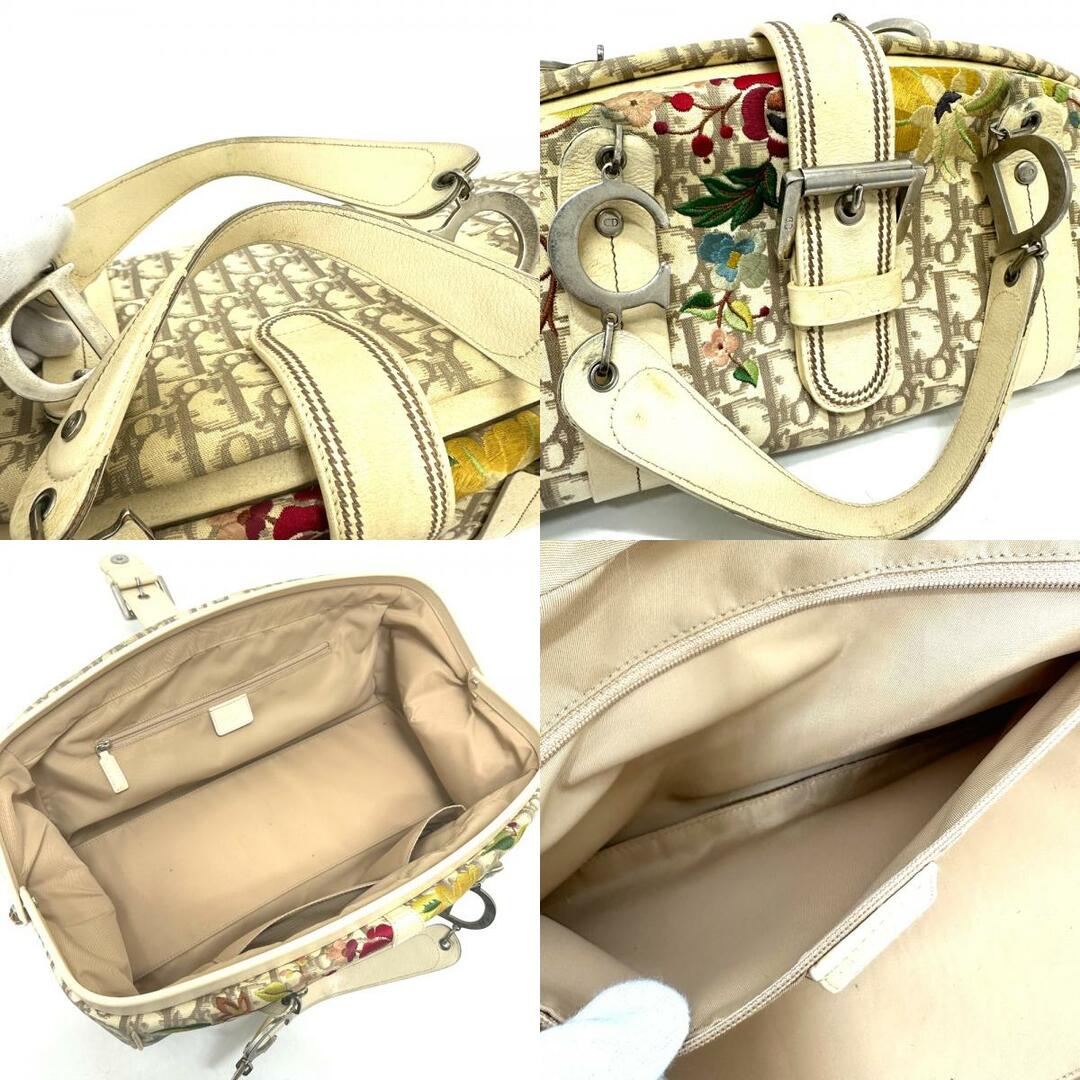 Dior - ディオール Dior トロッター フラワー刺繍 がま口 Dior - ディオール Dior トロッター フラワー刺繍 がま口