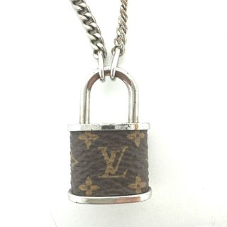 ルイヴィトン(LOUIS VUITTON)のルイヴィトン LOUIS VUITTON ペンダント・モノグラム ロケット M00525 モノグラムパドロック ネックレス メタル シルバー(ネックレス)