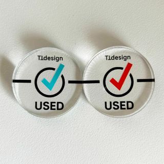 TTdesign USEDマーカー+ [トレーディングカード用 - 行動終了マー(その他)