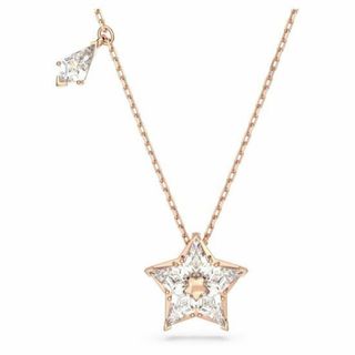 スワロフスキー(SWAROVSKI)のスワロフスキー Stella ペンダント 星 ネックレス　スター　ステラ　ローズ(ピアス)