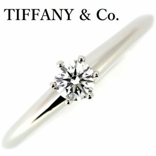 ティファニー(Tiffany & Co.)のティファニー ソリティア 0.23ct ダイヤモンド リング D-IF-3EX Pt950(リング(指輪))