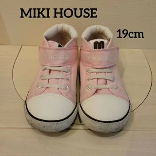 mikihouse - ♥️MIKI HOUSE♥️19cm ピンク スニーカー マジックテープ