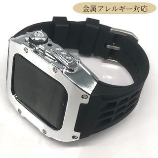 Rsb★アップルウォッチバンド　ステンレスベルト Apple Watch(ラバーベルト)