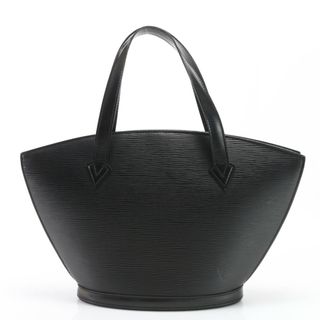 ルイヴィトン(LOUIS VUITTON)の極美品 ルイヴィトン エピ サンジャック M52272 レザー ハンドバッグ トート トップハンドル ノワール レディース EEE Y2-8(ハンドバッグ)