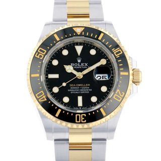 ロレックス(ROLEX)のロレックス シードゥエラー コンビ SS/K18イエローゴールド ランダムシリアル ルーレット 126603 黒文字盤(腕時計(アナログ))