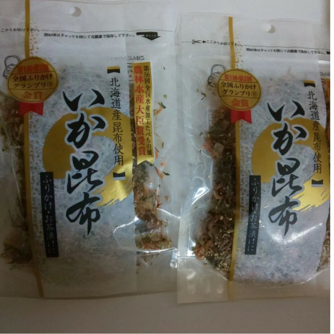 いか昆布2袋 食品/飲料/酒の食品(魚介)の商品写真