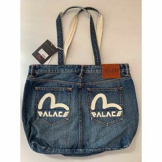 エビス(EVISU)のPALACE EVISU ロゴプリント デニムトートバッグ(トートバッグ)