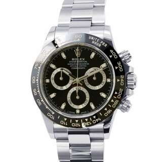 ロレックス(ROLEX)のロレックス コスモグラフ デイトナ ランダムシリアル ルーレット 116500LN ROLEX 腕時計 黒文字盤(腕時計(アナログ))
