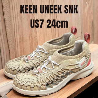 キーン(KEEN)のKEEN UNEEK SNK キーン ユニーク 24cm ベージュ サンダル(サンダル)