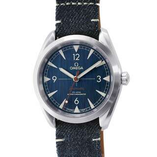 オメガ(OMEGA)のオメガ シーマスター レイルマスター 220.12.40.20.03.001 OMEGA 腕時計 ブルー文字盤(腕時計(アナログ))