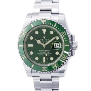 ロレックス(ROLEX)のロレックス サブマリーナ デイト 116610LV ROLEX 腕時計 グリーン文字盤(腕時計(アナログ))