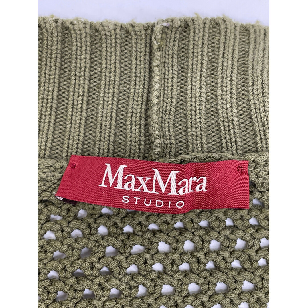 Max Mara(マックスマーラ)のマックスマーラ カーキ 63410121 ケーブル カーディガン S レディースのトップス(カーディガン)の商品写真