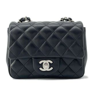 シャネル(CHANEL)のシャネル チェーンショルダーバッグ マトラッセ ココマーク ラムスキン A35200 CHANEL 黒(ショルダーバッグ)