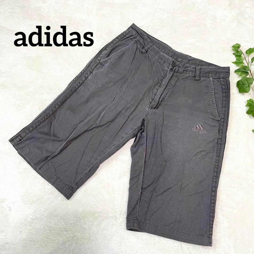 adidas(アディダス)の〖アディダス〗ハーフパンツ ショートパンツ 3本ライン カジュアル 古男 秋 メンズのパンツ(ショートパンツ)の商品写真