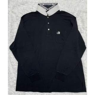 Black & White Sportswear - ブラック＆ホワイト（L L）　ロング　ポロシャツ　長袖　春