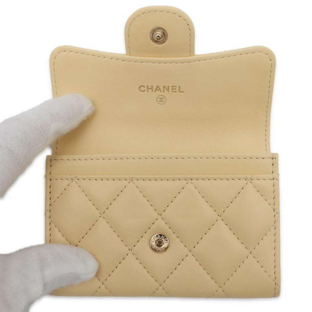 CHANEL(シャネル)のシャネル カードケース マトラッセ クラシック ココマーク ラムスキン AP0214 CHANEL 小銭入れ  コインケース レディースのファッション小物(パスケース/IDカードホルダー)の商品写真