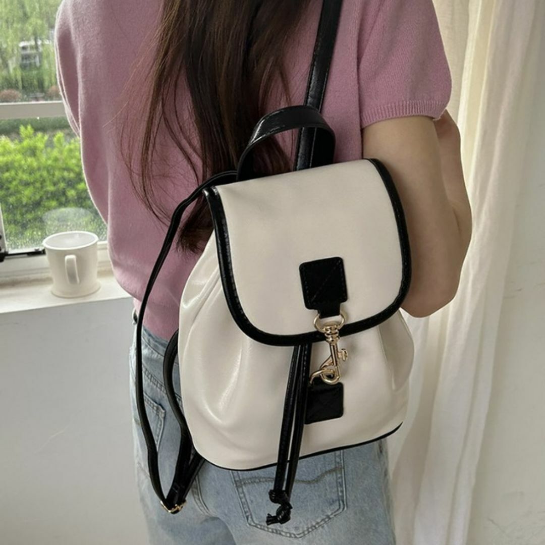 【SALE】レディース バックリュック 韓国ファッション きれいめ レディースのバッグ(リュック/バックパック)の商品写真