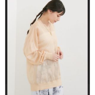 シュガーローズ(Sugar Rose)のOversize shining sheer knit(ニット/セーター)