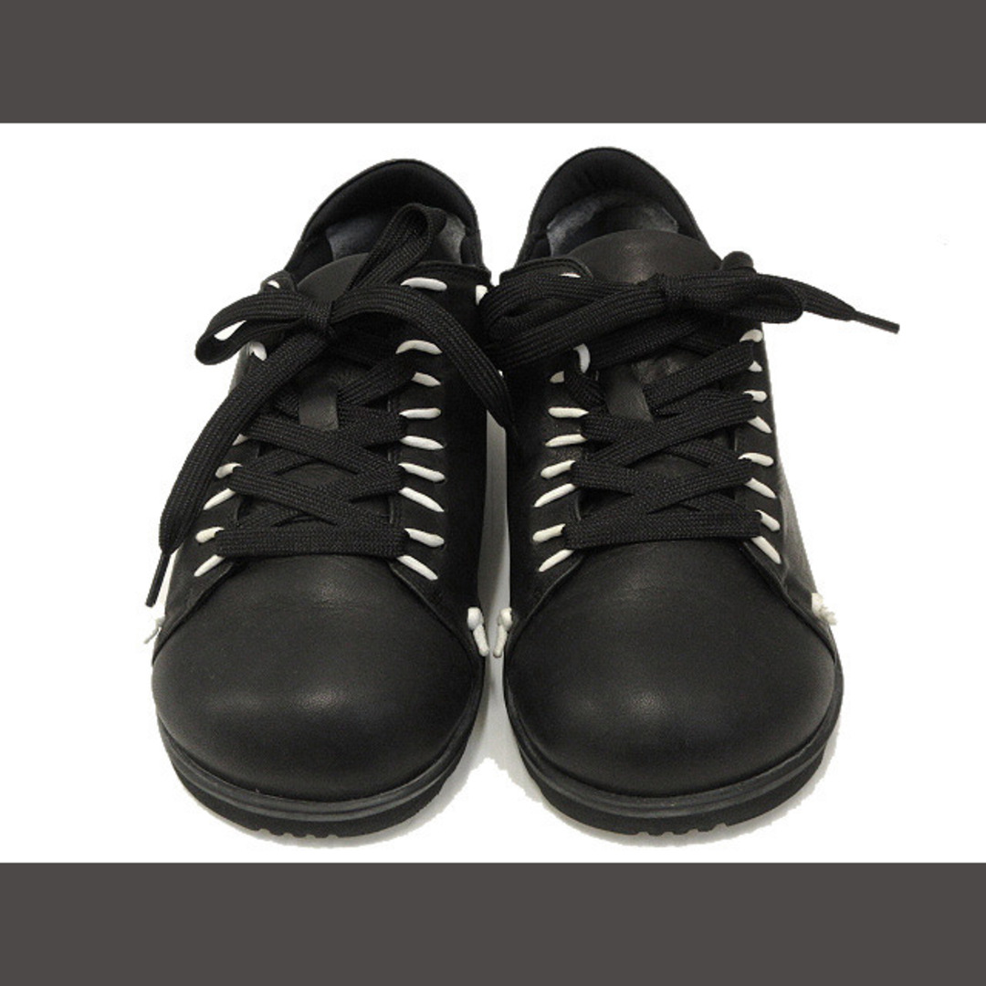 慈雨 レザー シューズ 23.0 EEEE 黒 靴 本革 センソユニコ レディースの靴/シューズ(その他)の商品写真