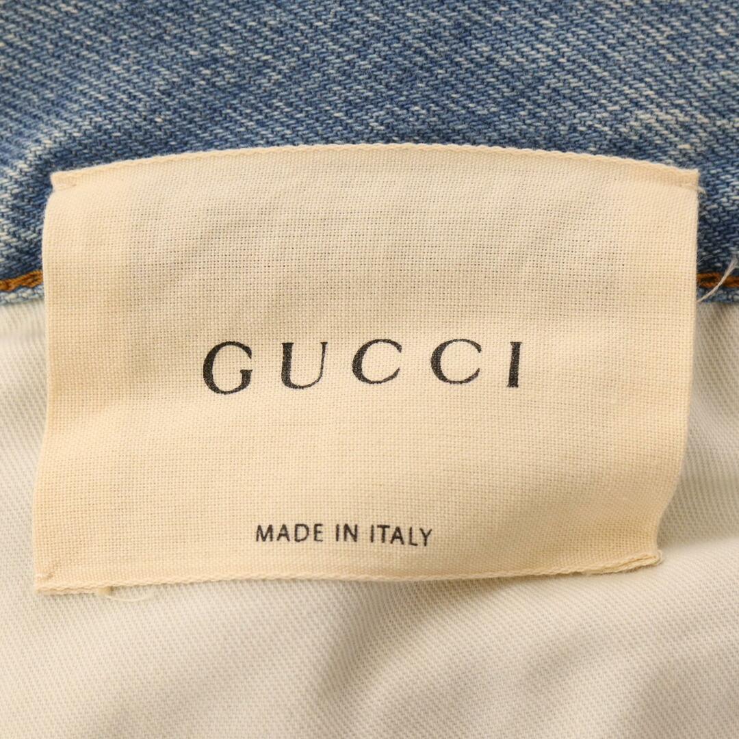 Gucci(グッチ)のグッチ 408637 LOVED刺繍 デニムパンツ 32 メンズのパンツ(その他)の商品写真