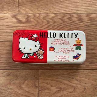 サンリオ(サンリオ)のサンリオ 昭和レトロ ハローキティ HELLOKITTY 缶ペンケース 1988(キャラクターグッズ)