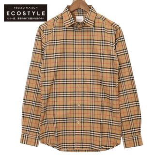 バーバリー(BURBERRY)のバーバリー ｳﾞｨﾝﾃｰｼﾞﾁｪｯｸ 8020966 ｺｯﾄﾝ ﾛﾝｸﾞｽﾘｰﾌﾞｼｬﾂ XS(その他)