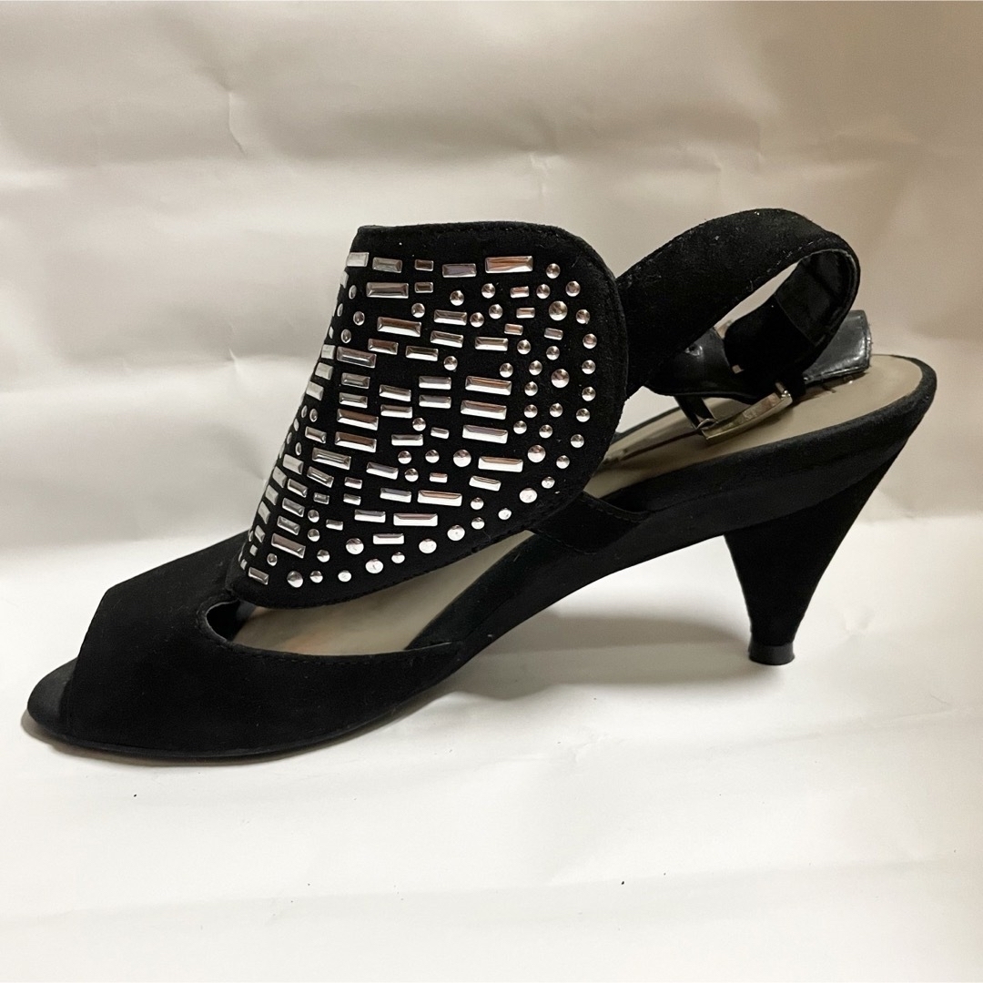 ZARA(ザラ)のzara ブーティ サンダル 黒 ブラック レディースの靴/シューズ(ブーティ)の商品写真