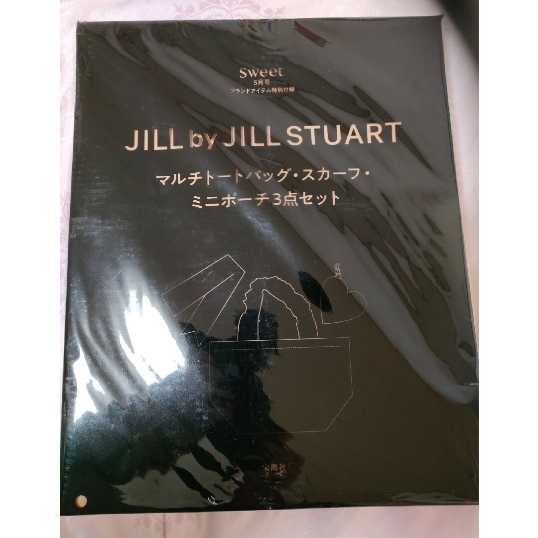 JILL by JILLSTUART(ジルバイジルスチュアート)のSweet5月号 付録 ジルバイジルスチュアート スカーフ＆バッグ＆ポーチセット レディースのバッグ(トートバッグ)の商品写真