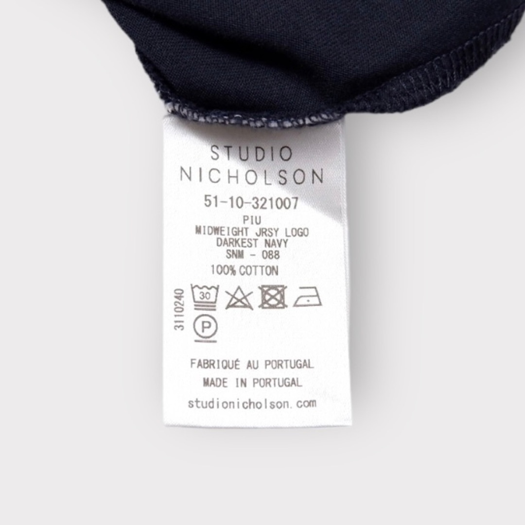 STUDIO NICHOLSON(スタジオニコルソン)のSTUDIO NICHOLSON【SHORT SLEEVE T-SHIRT】 メンズのトップス(Tシャツ/カットソー(半袖/袖なし))の商品写真