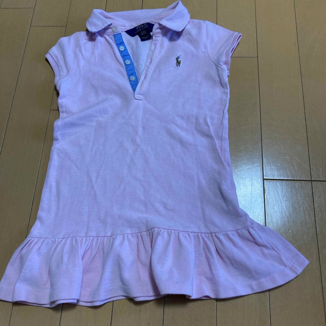 POLO RALPH LAUREN(ポロラルフローレン)の100センチラルフローレン3枚セット キッズ/ベビー/マタニティのキッズ服女の子用(90cm~)(Tシャツ/カットソー)の商品写真