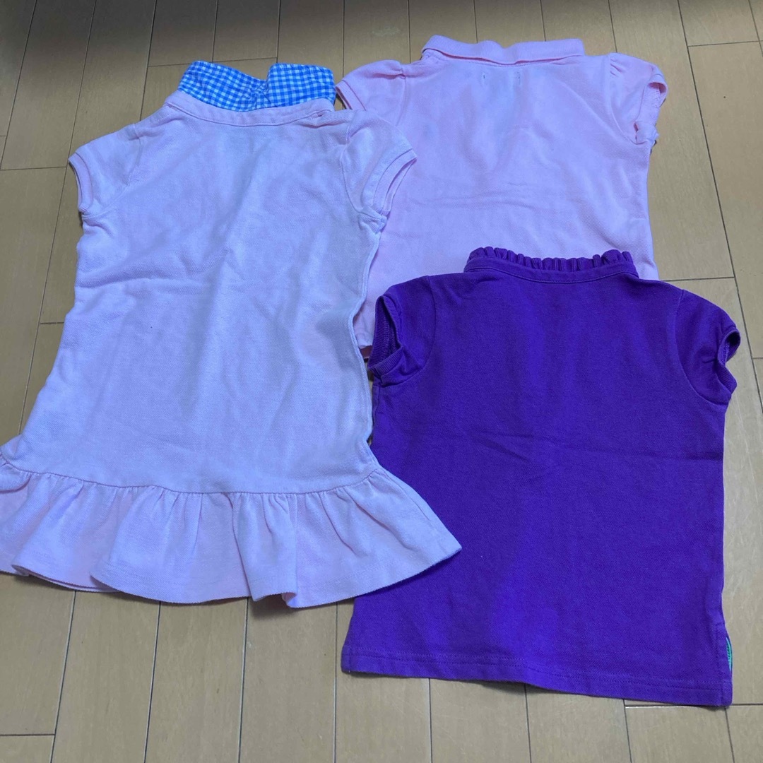 POLO RALPH LAUREN(ポロラルフローレン)の100センチラルフローレン3枚セット キッズ/ベビー/マタニティのキッズ服女の子用(90cm~)(Tシャツ/カットソー)の商品写真