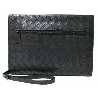 ボッテガヴェネタ(Bottega Veneta)の【布袋あり】BOTTEAGA VENETA　ボッテガヴェネタ　セカンドバッグ　601056　ブラック　黒　シンプル　メンズ　ギフト　プレゼント包装可【中古】松前R56号店(セカンドバッグ/クラッチバッグ)