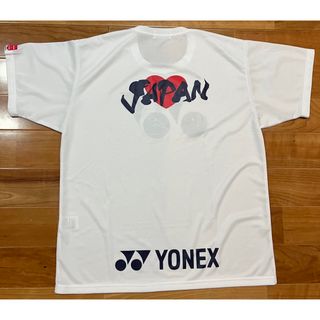 ヨネックス(YONEX)のヨネックス　半袖Tシャツ　Oサイズ　白　ホワイト(ウェア)