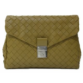 ボッテガヴェネタ(Bottega Veneta)の【布袋あり】BOTTEAGA VENETA　ボッテガヴェネタ　クラッチバッグ　セカンドバッグ　630233　黄土色　からし色　メンズ　レディース　ユニセックス　ギフト　プレゼント包装可【中古】松前R56号店(セカンドバッグ/クラッチバッグ)