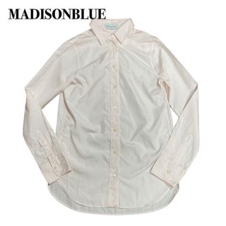 マディソンブルー(MADISONBLUE)のMADISONBLUEマディソンブルー長袖シャツ ピンク 00 XS(シャツ/ブラウス(長袖/七分))