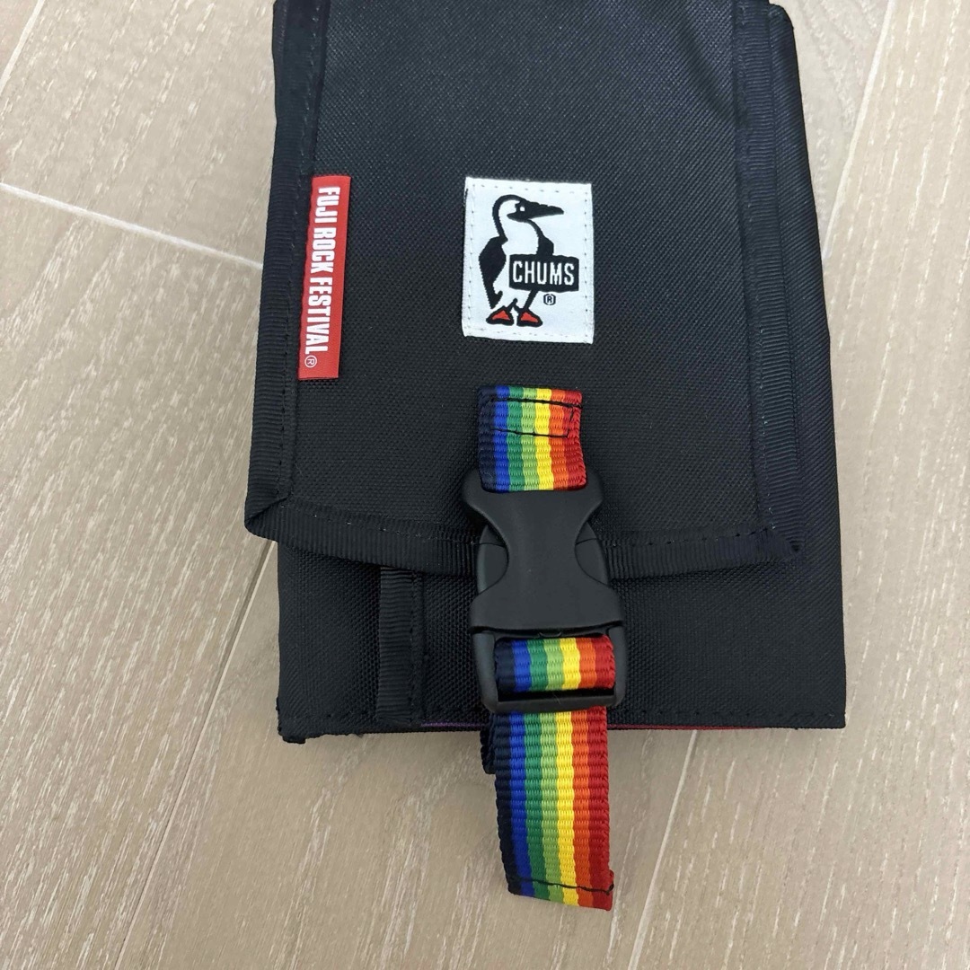 チャムス×GAN-BANマルチパスケース★フジロックフェスティバルアウトドア メンズのバッグ(ショルダーバッグ)の商品写真