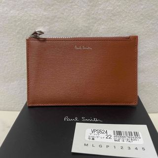 ポールスミス(Paul Smith)の新品 ポールスミス PAULSMITH コイン カードケース 牛革ストローグレイ(コインケース/小銭入れ)